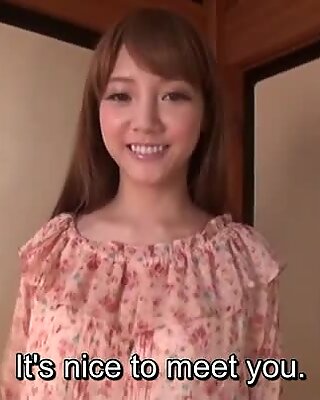 Subtitles Japanese AV star Rei Mizuna striptease