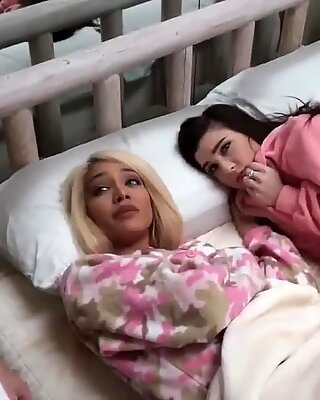 Pink wet pussy sex and solo wank watching porn first time The Sleepover Switch-Up - Pink Pussy